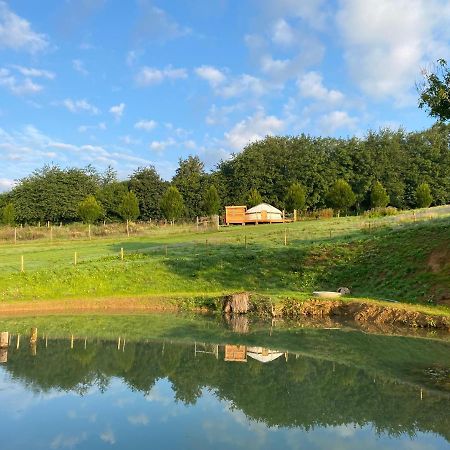 Bracken Yurt At Walnut Farm Glamping Netherbury Exterior foto